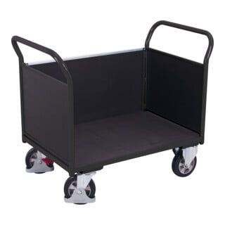 VARIOfit Dreiwandwagen Siebdruckplatte RAL 7016