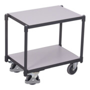 VARIOfit ESD Euro-Systemroller mit 2 Ladeflächen Ladeflächen 10 mm Rand