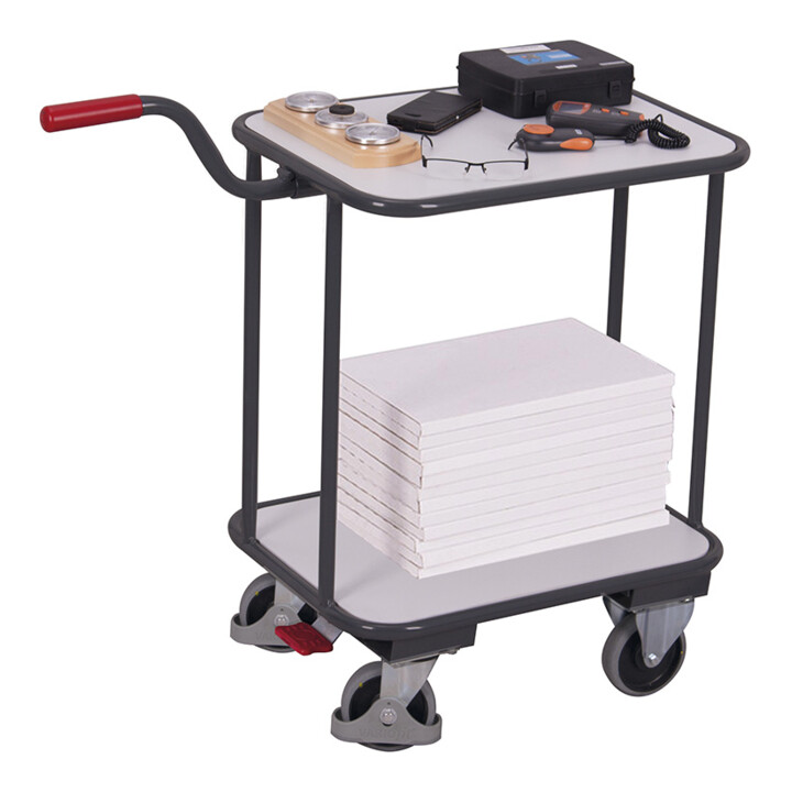 VARIOfit ESD Griffroller mit 2 Ladeflächen
