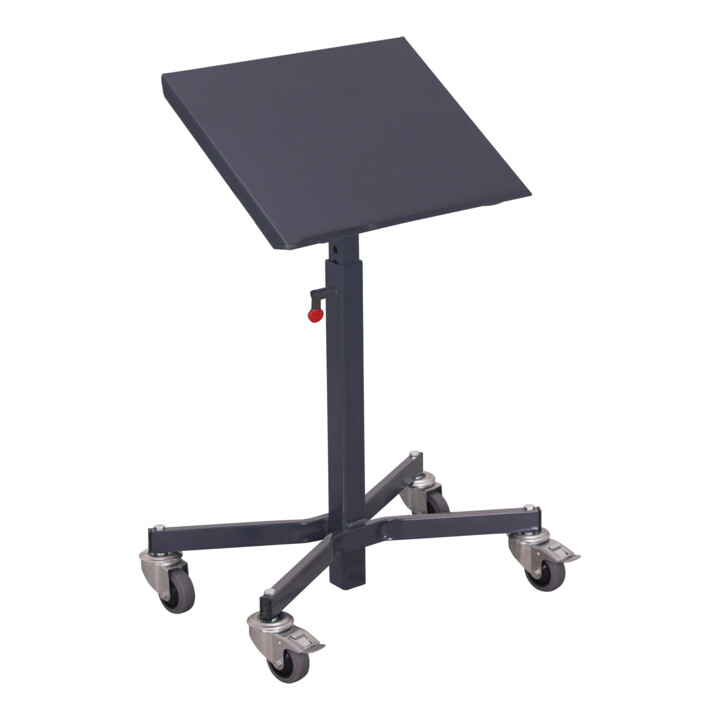 VARIOfit ESD Materialständer einseitig neigbar Höhe 715 - 1.085 mm