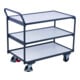VARIOfit ESD Tischwagen mit 3 Ladeflächen 835 x 490 mm