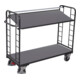 VARIOfit Etagenwagen 2 Holzböden RAL 7016