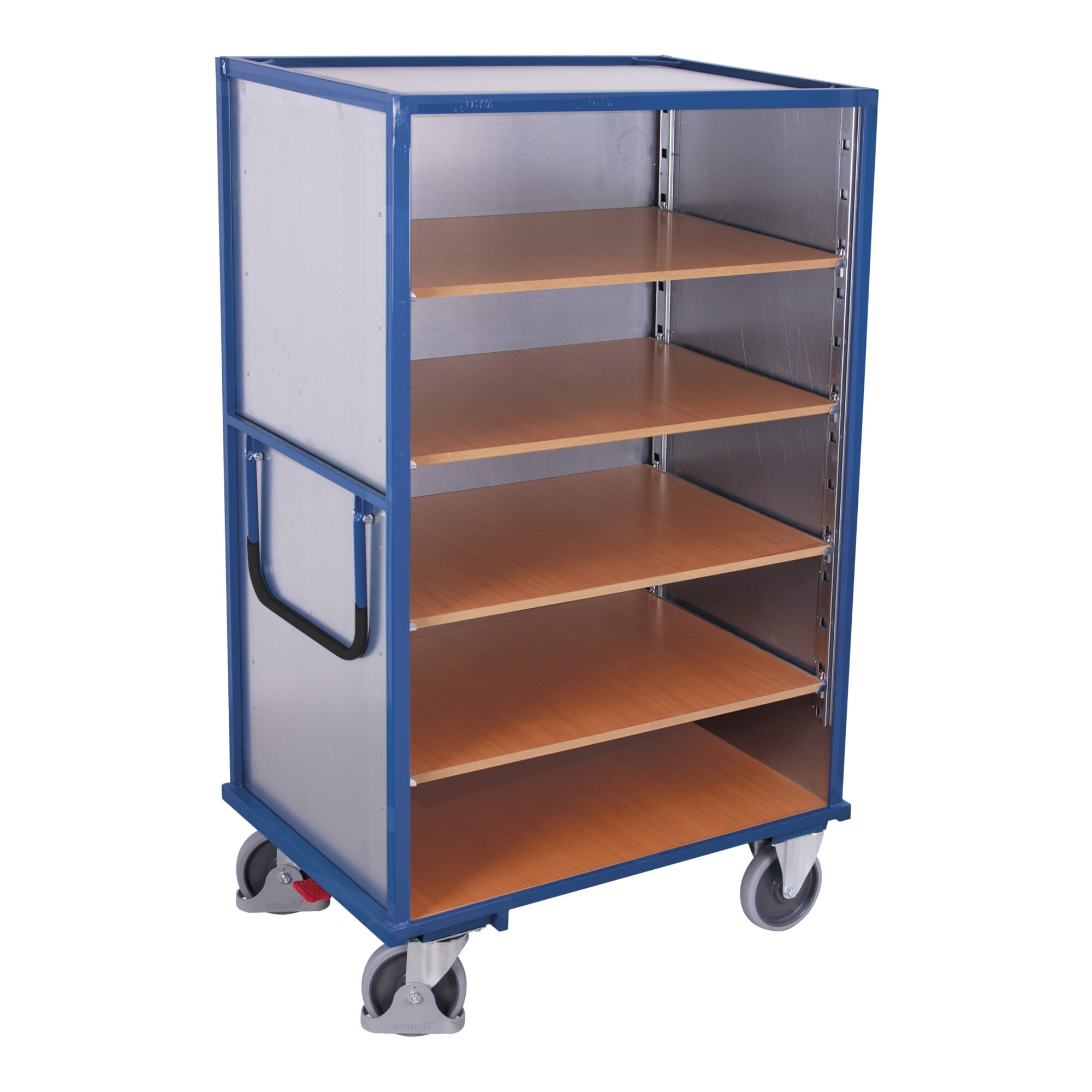 VARIOfit Etagenwagen fest verschweißt 1.245 x 785 mm Stahlblechwände 4 Etagenböden ; Cordes