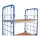 VARIOfit Etagenwagen hoch 1.000 x 600 mm 4 Böden 2 Wände