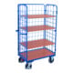 VARIOfit Etagenwagen hoch 1.000 x 600 mm 4 Böden 3 Wände