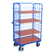 Etagenwagen, 3 Gitterwände, 4 Ladeflächen