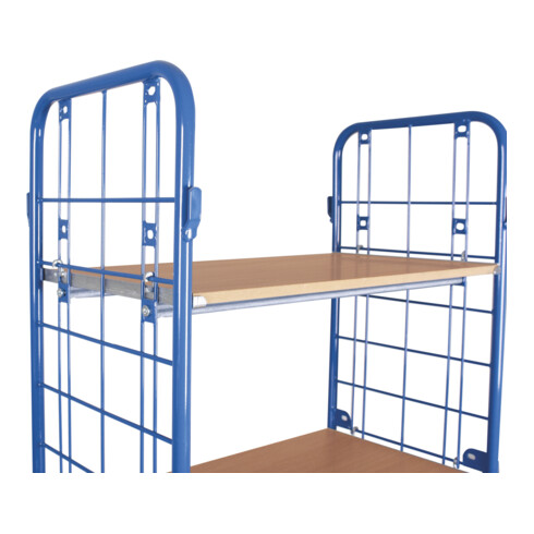 VARIOfit Etagenwagen hoch 1.200 x 800 mm 4 Böden 2 Wände