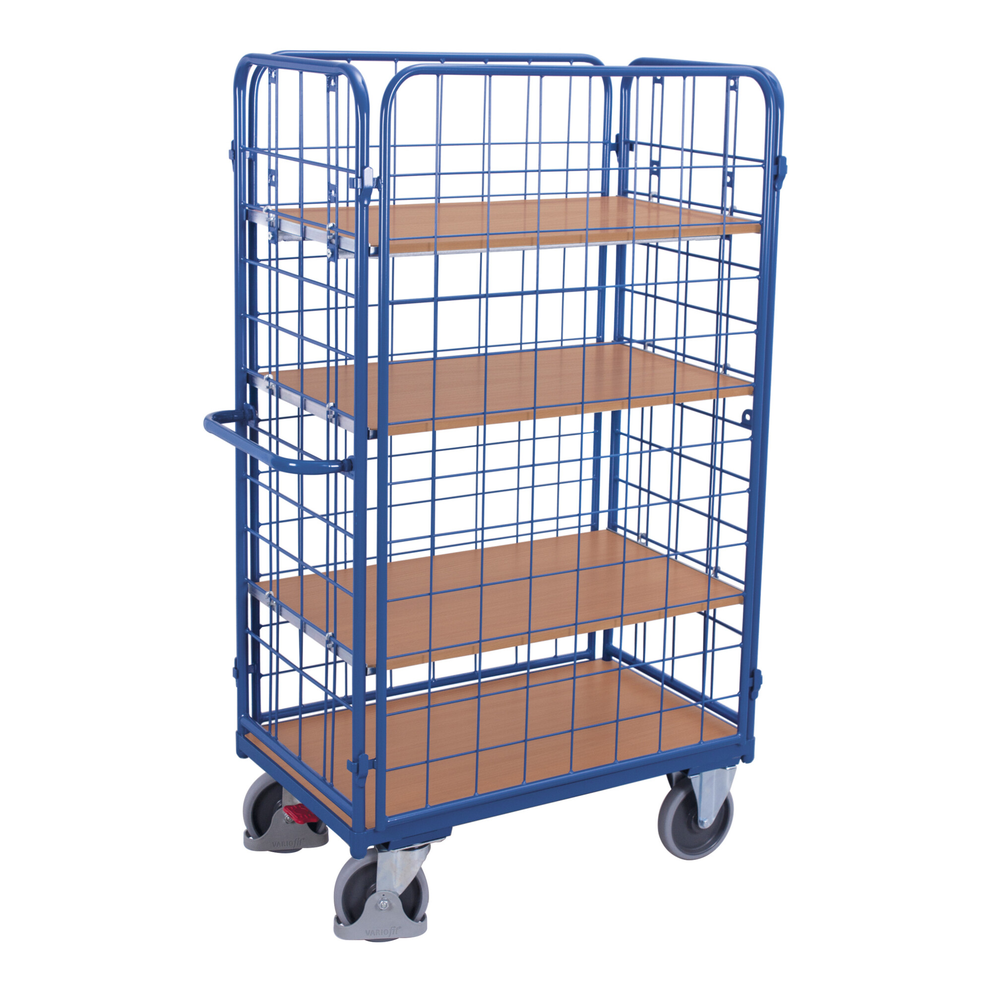 VARIOfit Etagenwagen hoch 850 x 500 mm 4 Böden 4 Wände ; Cordes