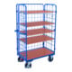 VARIOfit Etagenwagen hoch 850 x 500 mm 5 Böden 3 Wände