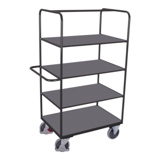 VARIOfit Etagenwagen hoch klappbare Etagenböden RAL 7016