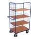 VARIOfit Etagenwagen hoch mit klappbaren Etagenböden 975 x 700 mm Drahtgitterwände