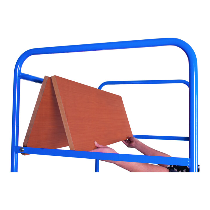 VARIOfit Etagenwagen hoch mit klappbaren Etagenböden 975 x 700 mm Drahtgitterwände