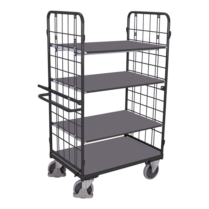 VARIOfit Etagenwagen hoch Totmannbremse RAL 7016