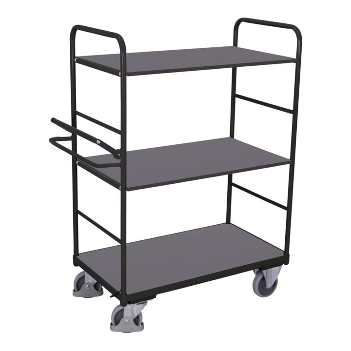 VARIOfit Etagenwagen hoch Totmannbremse RAL 7016