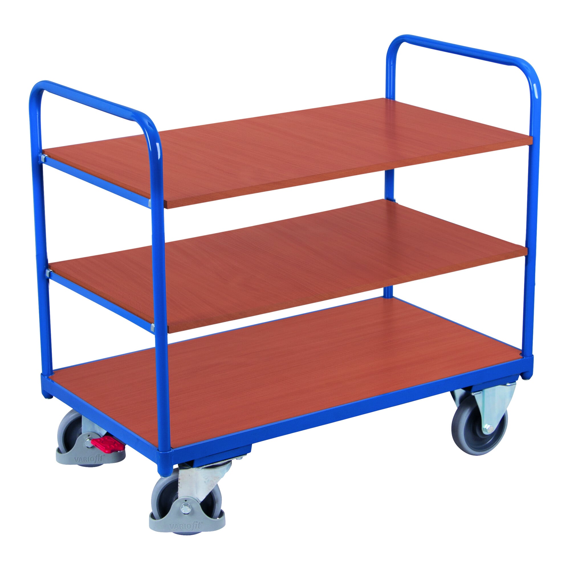 VARIOfit Etagenwagen niedrig 1.000 x 600 mm 3 Böden ; Cordes