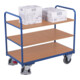 VARIOfit Etagenwagen niedrig 1.000 x 600 mm 3 Böden