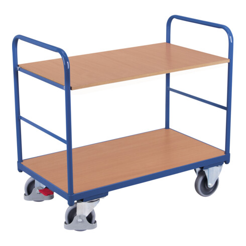 VARIOfit Etagenwagen niedrig 1.000 x 700 mm 2 Böden