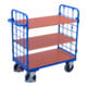 VARIOfit Etagenwagen niedrig 1.000 x 700 mm 3 Böden 2 Wände
