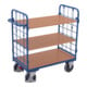 VARIOfit Etagenwagen niedrig 1.000 x 700 mm 3 Böden 2 Wände