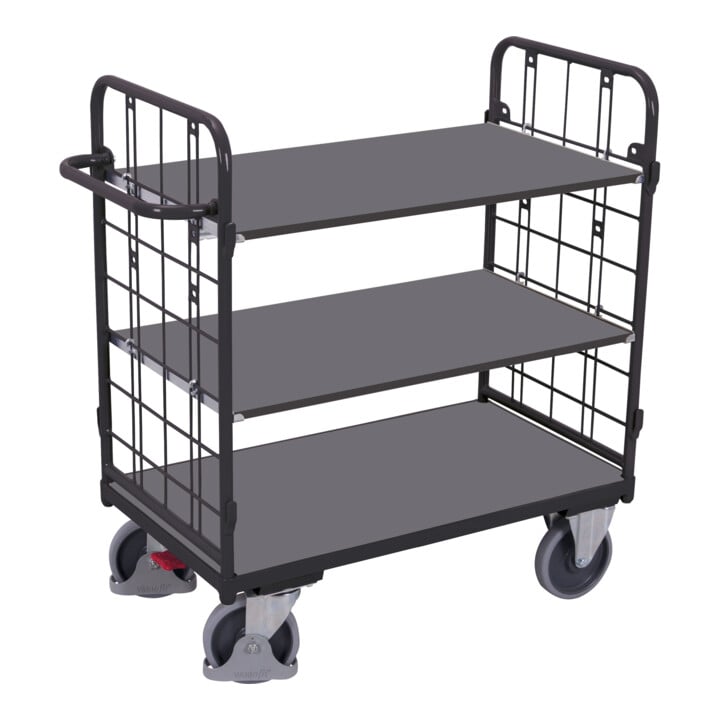 VARIOfit Etagenwagen niedrig RAL 7016