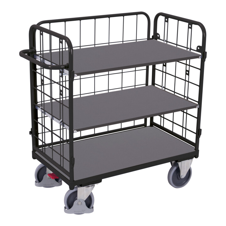 VARIOfit Etagenwagen niedrig RAL 7016