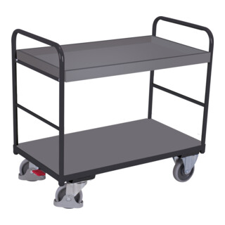 VarioFit Etagenwagen niedrig RAL 7016