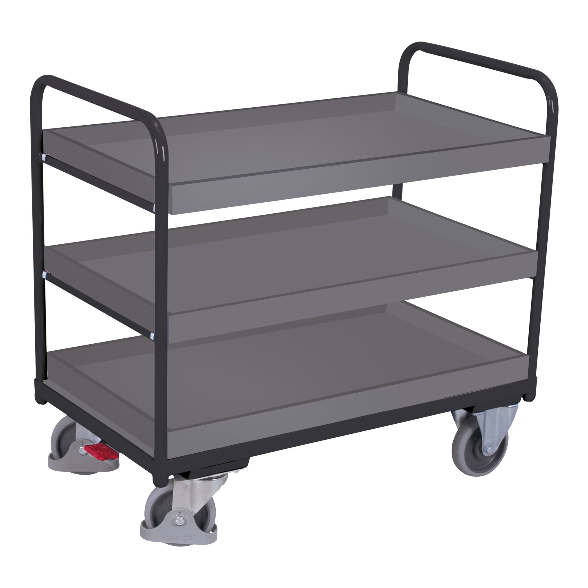 VarioFit Etagenwagen niedrig RAL 7016