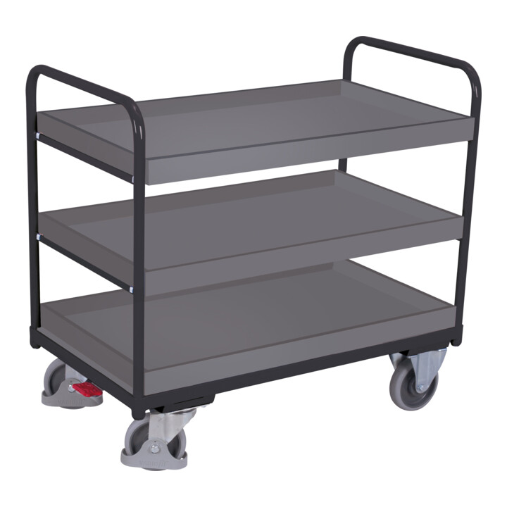 VARIOfit Etagenwagen niedrig RAL 7016