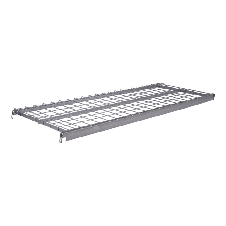 VARIOfit Étagère suspendue en fil métallique avec barre de scanner 1 250 × 460 mm