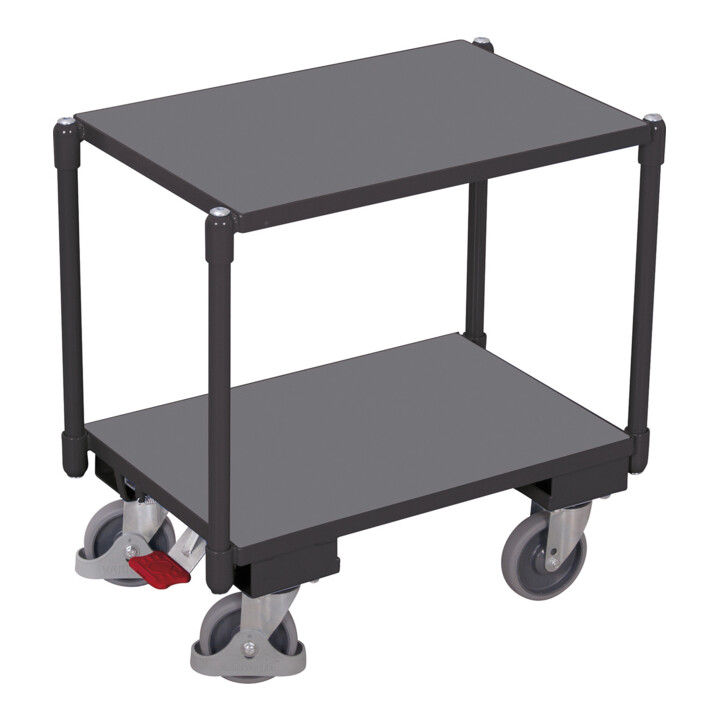 VARIOfit Euro-System-Roller mit 2 Ladeflächen RAL 7016