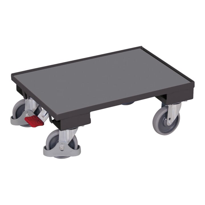 VARIOfit Euro-System-Roller mit Boden 10 mm Rand RAL 7016