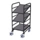 VarioFit Eurokastenwagen 3 Holzböden RAL 7016