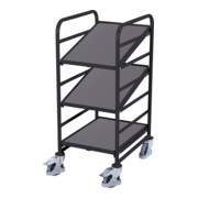 VarioFit Eurokastenwagen 3 Holzböden RAL 7016