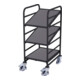 VARIOfit Eurokastenwagen 3 Holzböden RAL 7016