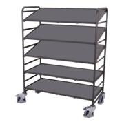 VarioFit Eurokastenwagen 5 Holzböden RAL 7016