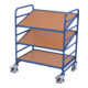VARIOfit Eurokastenwagen mit 3 Holzböden 825 x 610 mm