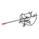 VARIOfit Fasskipper RAL 7016 mit 4 Kunststoffrollen