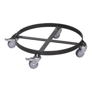 VARIOfit Fassroller 610mm RAL 7016 anthrazitgrau pulverbeschichtet