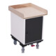 VARIOfit Flügeltürschrank mit 1 Ladefläche RAL 7016