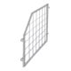 VARIOfit Grille de séparation pour palette galvanisée inclinée Profondeur 950 mm Hauteur utile 800/400 mm