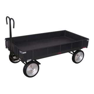 VARIOfit Handpritschenwagen mit Bordwand RAL 7016