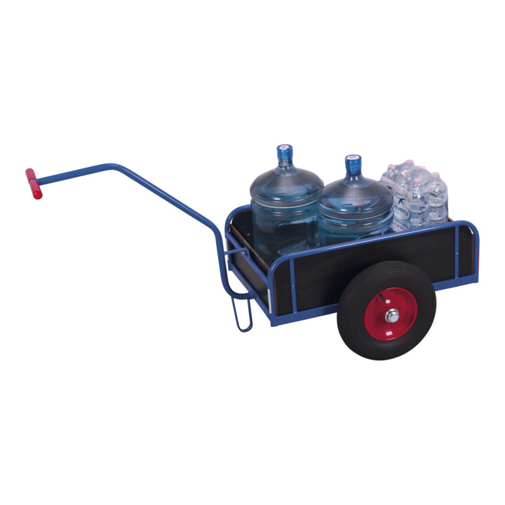 VARIOfit Handwagen mit Bordwand Luftbereifung 805 x 535 mm