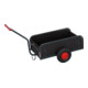 VARIOfit Handwagen mit Bordwand RAL 7016
