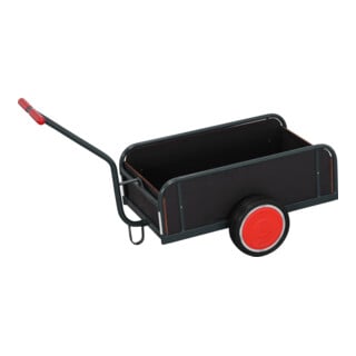 VARIOfit Handwagen mit Bordwand RAL 7016