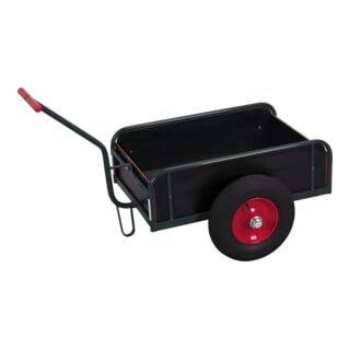 VARIOfit Handwagen mit Bordwand RAL 7016