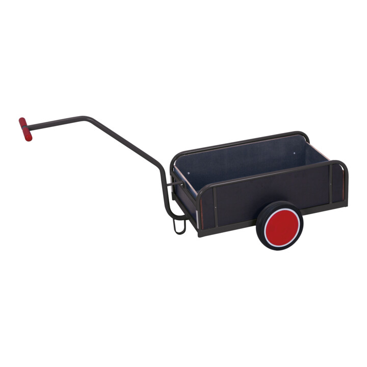 VARIOfit Handwagen mit Bordwand Vollgummibereifung 765 x 435 mm