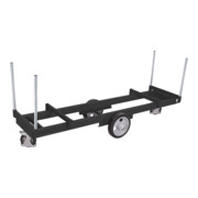 VarioFit Langmaterialwagen mit 4 Rungen RAL 7016