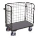 VARIOfit Paket-Dreiwandwagen niedrig RAL 7016