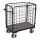 VarioFit Paket-Vierwandwagen niedrig RAL 7016