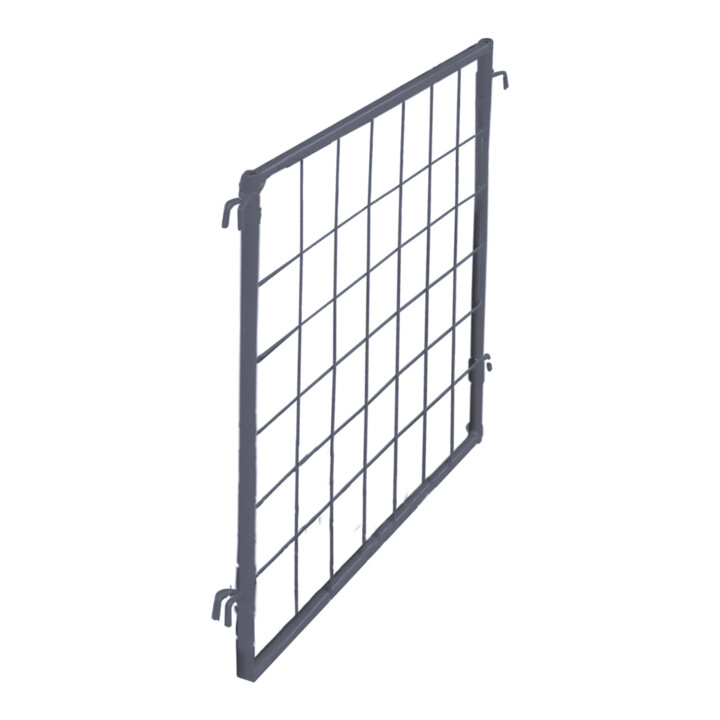 VARIOfit Palettenaufsatz Trenngitter RAL 7016 anthrazitgrau 750 x 400 mm